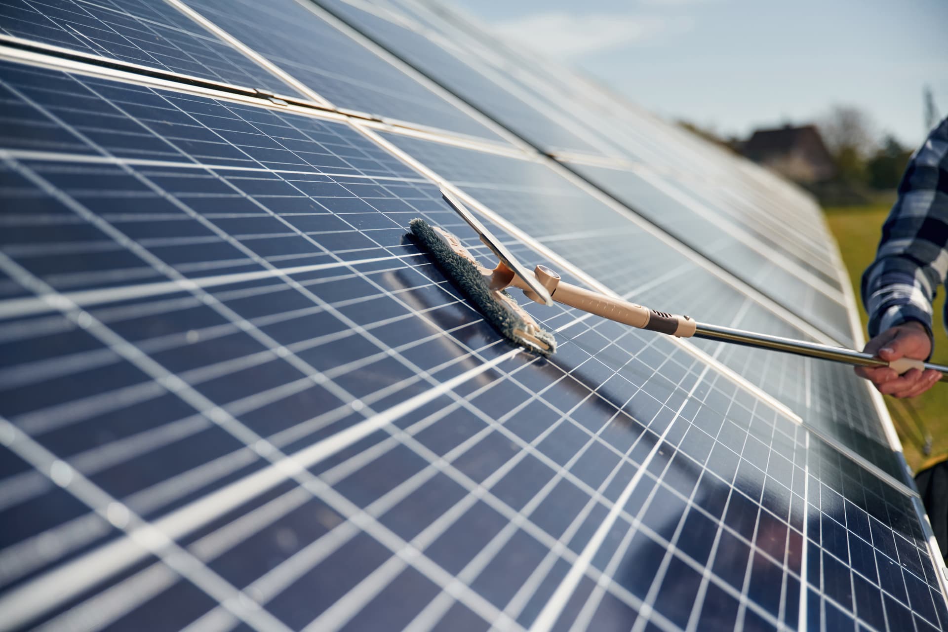 Regular Solar Panel Washing